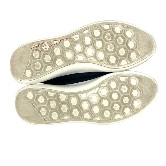 Vince Womens Abbot Sock Sneaker Boots Navy Knit White Soles Pull On Size 10 - Picture 5 of 12